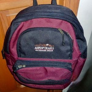 Aspen Trails Vintage Backpack, Bookbag for college, school, camping, sleepovers